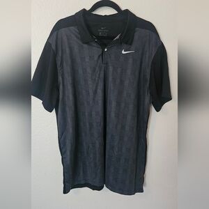 Nike Black Performance Polo Shirt.